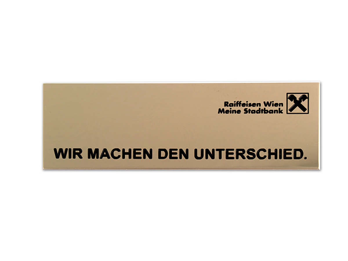 Einzelbuchstaben - Aluminium/Acrylglas Einzelbuchstaben - Karas Wiener Schilderwerkstatt